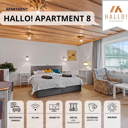 Sehr Gemuetliche Ferienwohnung In Bester Lage Mit Grossem Sonnenbalkon L Innenstadtnaehe L 1 Minute Zum Bahnhof L Kueche L Tv L Free-Wlan L Willkommen Im Hallo!-Apartment 8 Бад-Верісгофен Екстер'єр фото