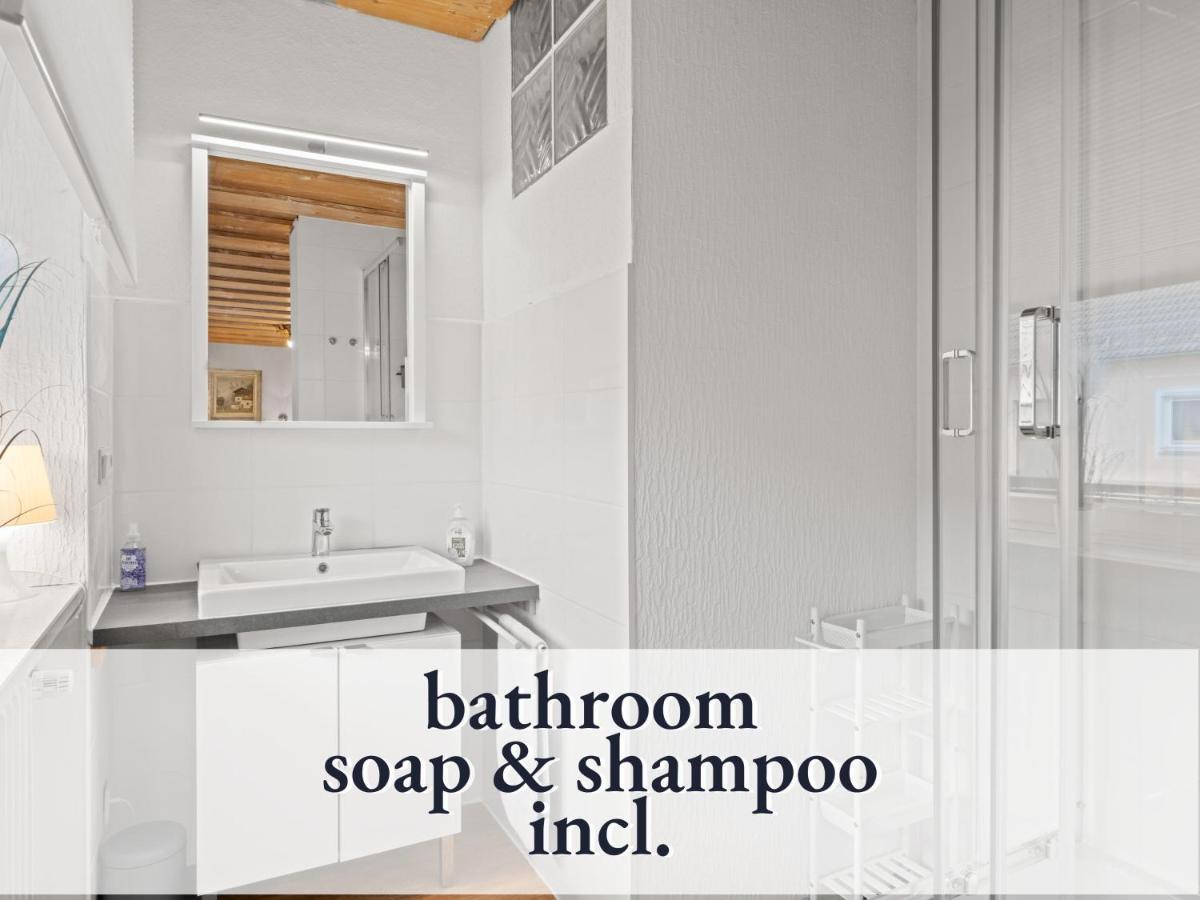 Sehr Gemuetliche Ferienwohnung In Bester Lage Mit Grossem Sonnenbalkon L Innenstadtnaehe L 1 Minute Zum Bahnhof L Kueche L Tv L Free-Wlan L Willkommen Im Hallo!-Apartment 8 Бад-Верісгофен Екстер'єр фото
