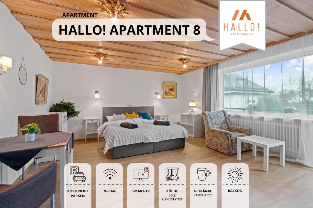 Sehr Gemuetliche Ferienwohnung In Bester Lage Mit Grossem Sonnenbalkon L Innenstadtnaehe L 1 Minute Zum Bahnhof L Kueche L Tv L Free-Wlan L Willkommen Im Hallo!-Apartment 8 Бад-Верісгофен Екстер'єр фото
